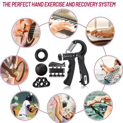 Adjustable 5-60Kg Heavy Hand Gripper - Ultimate Fitness Tool for Strengthening Grip, Wrist, & Fingers